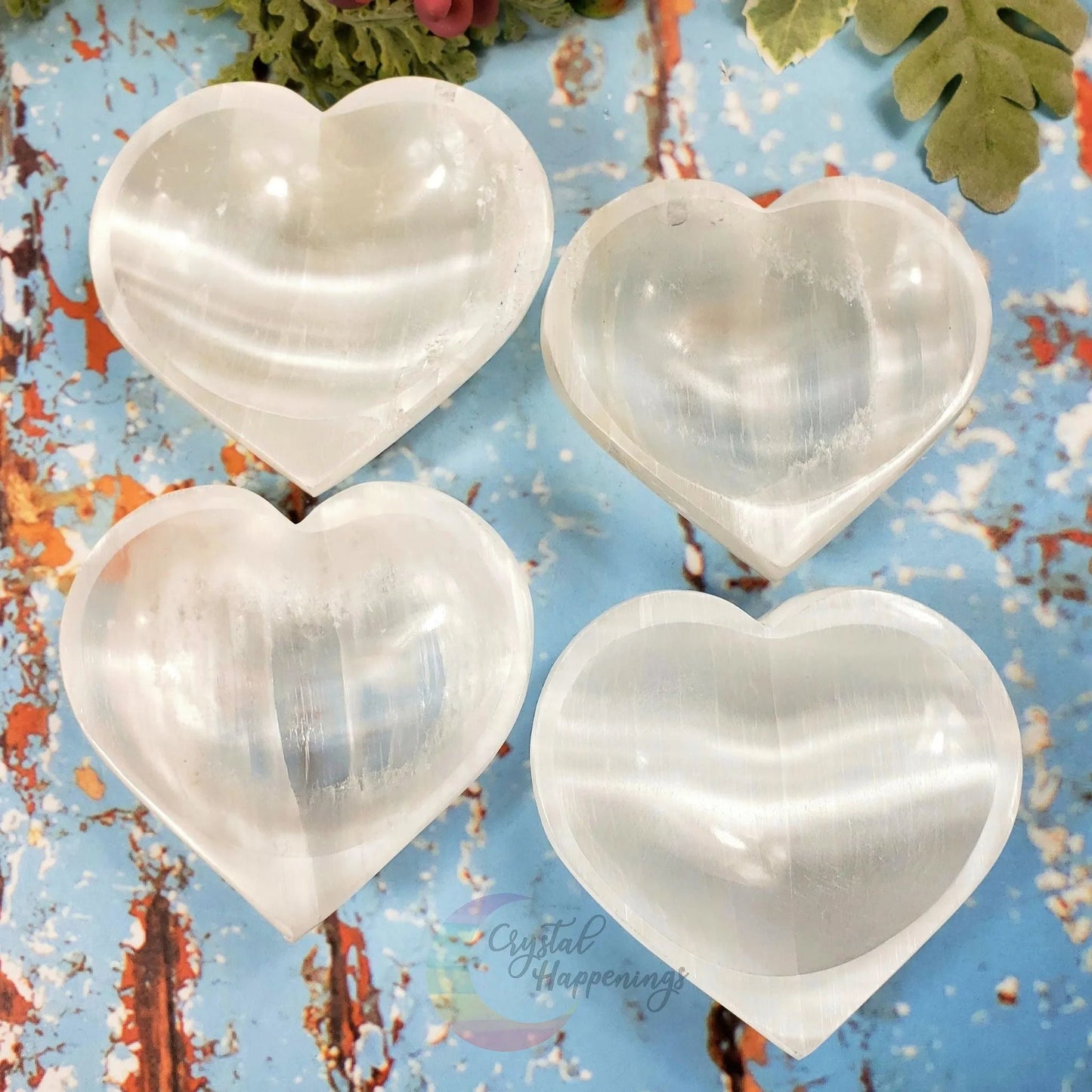 Luxurious Selenite Heart Bowl – Bright White Crystal for Clarity and Elegance