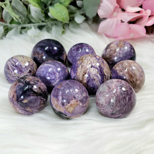 Pink Charoite Sphere *RARE*