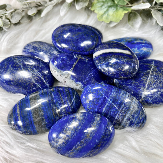 Lapis Lazuli Palm Stone - Crystal Happenings