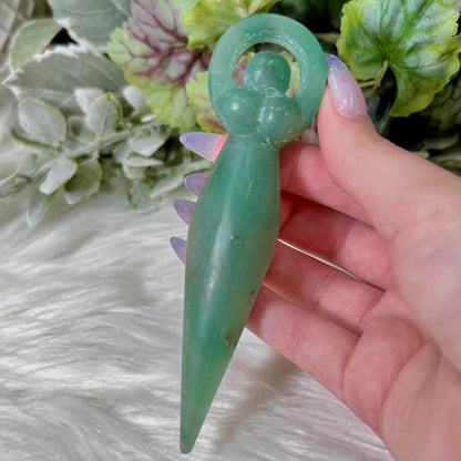 Green Aventurine Goddess - Crystal Happenings