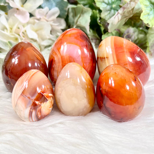 Carnelian Egg - Crystal Happenings